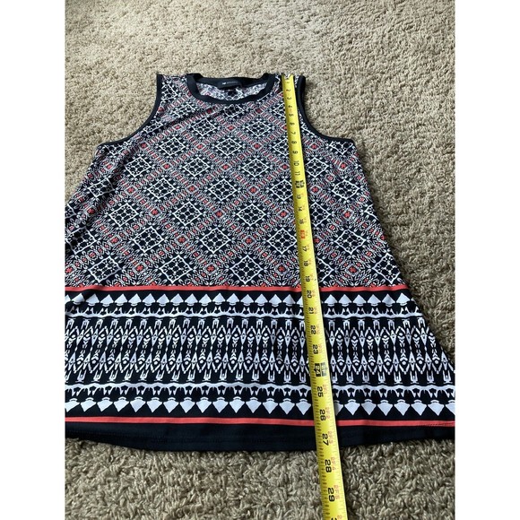 AB Studio Black and White Sleeveless Tank Top - Picture 8 of 8